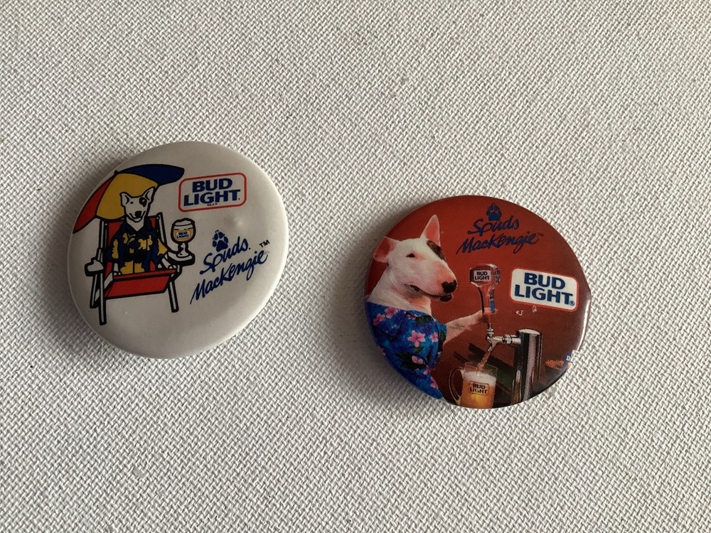 Spuds Mackenzie 1987  Two Pins