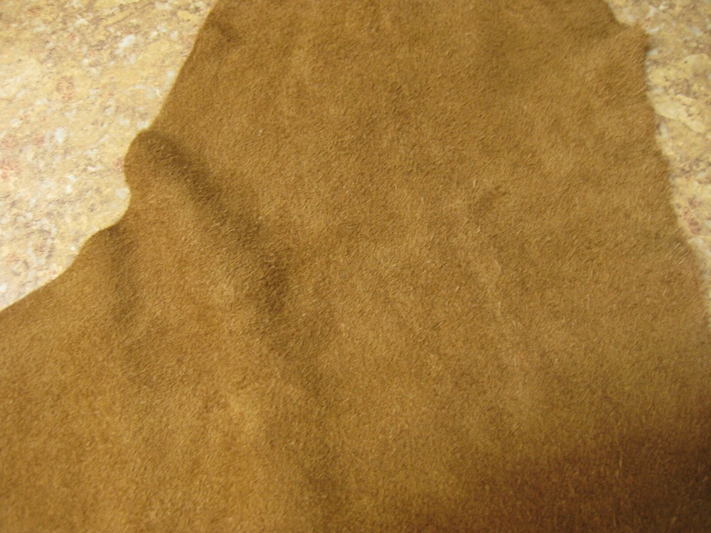 Suede Buffalo Leather Tan #0010366 Row 105
