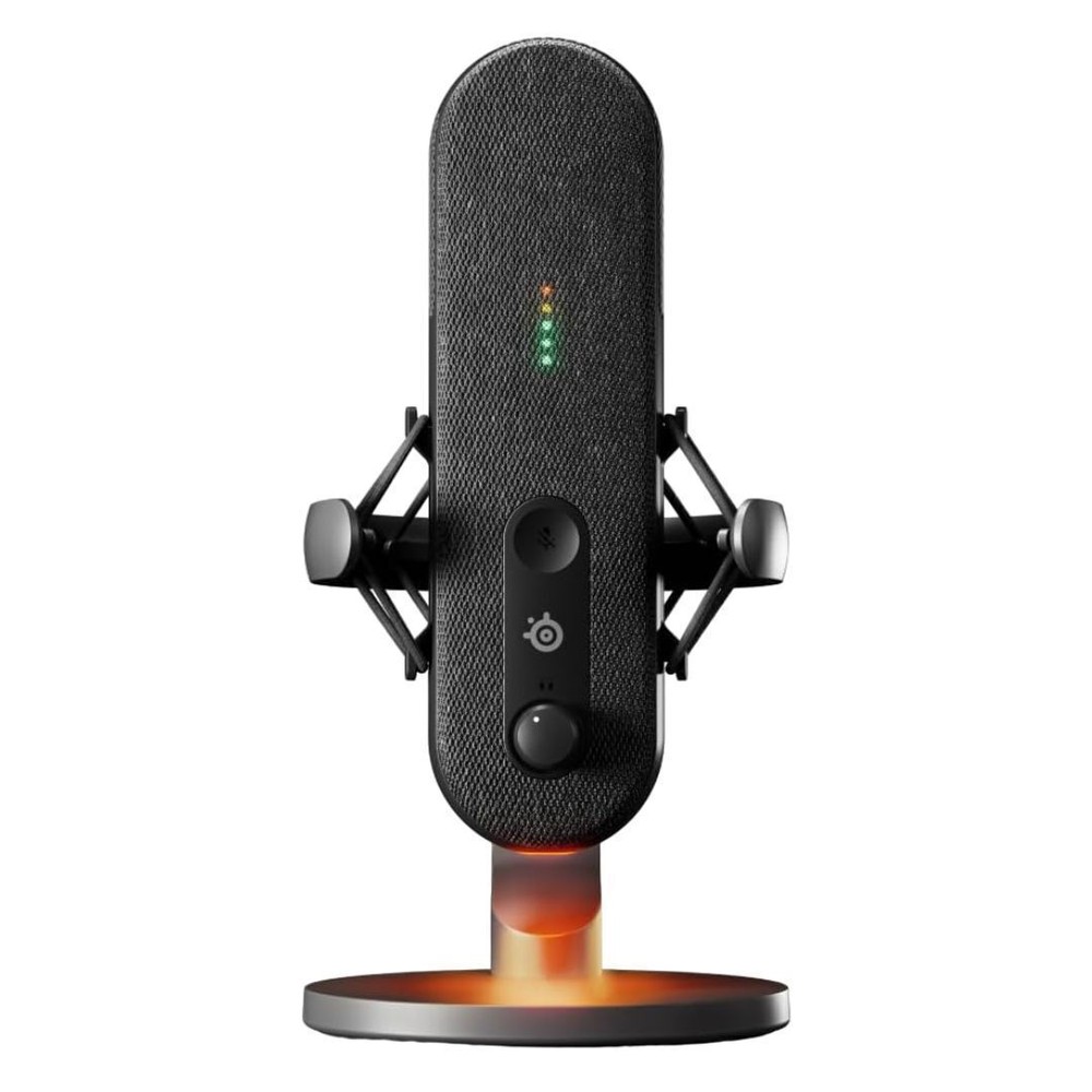 SteelSeries Alias USB Mic for PC with Shock Mount Black Certified Refurbished