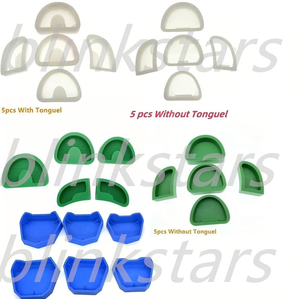 1 Pack Dental Lab Silicone Rubber Plaster Model Base Molds for Impression Trays