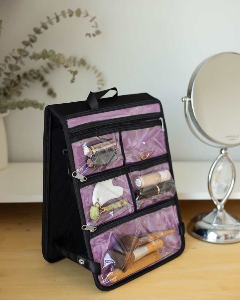 Essential Oil Easel with Handle & Shoulder Strap - Holds 30+ Essential Oils
