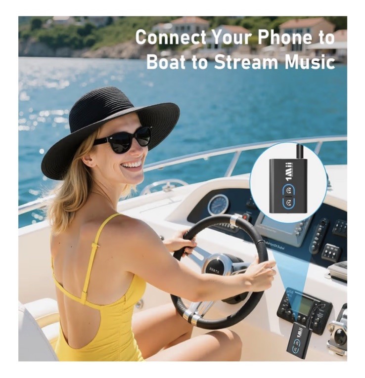 1Mii Transmitter Receiver Bluetooth 5.3 ML300 B0305 Black - New Open Box