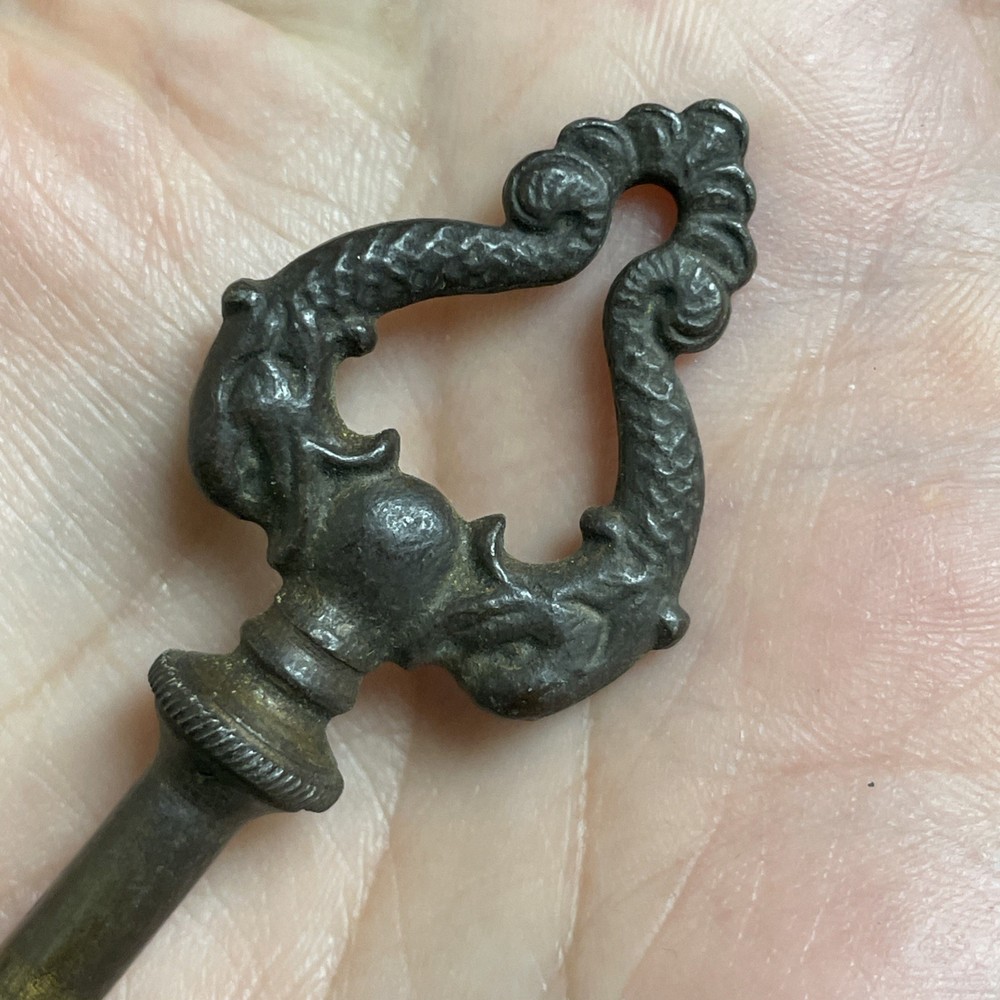 Skeleton Key Vintage Antique Dolphins Sea Creatures Oddity