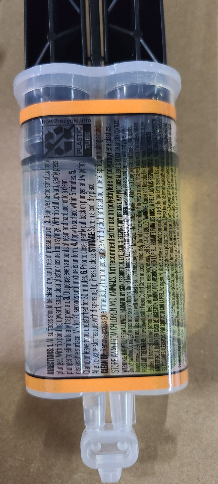 (2) Gorilla Epoxy Glue Liquid 0.85 oz/ Syringe - Clear