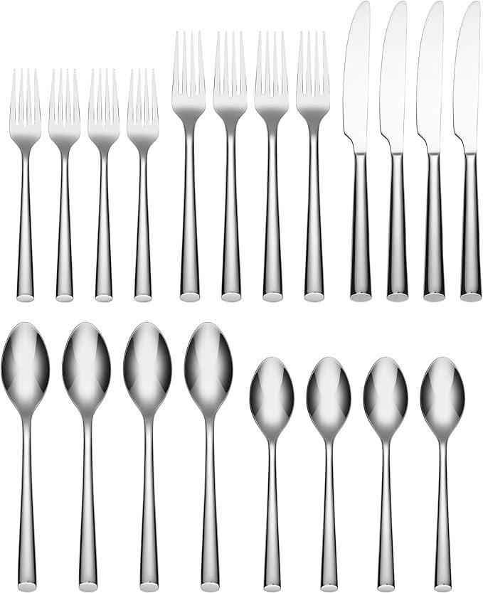 Silversmiths Gilda Mirror 20-Piece Flatware Set, Service for 4