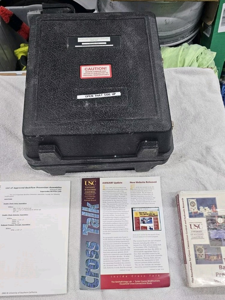 Mid-West Backflow Preventer Test Kit Model 830
