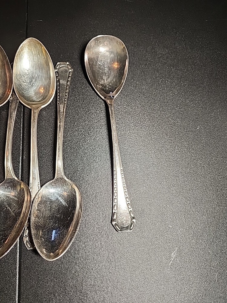 Vintage Neoveda 60 Silber Flatware Lot 13 Pc. Serving Spoons