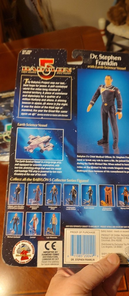 3 Babylon 5 Figurines Still In Package