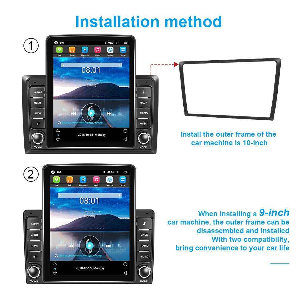 For Toyota Sequoia 2001-2007 Android 15 Carplay Car Stereo Radio GPS+CAM