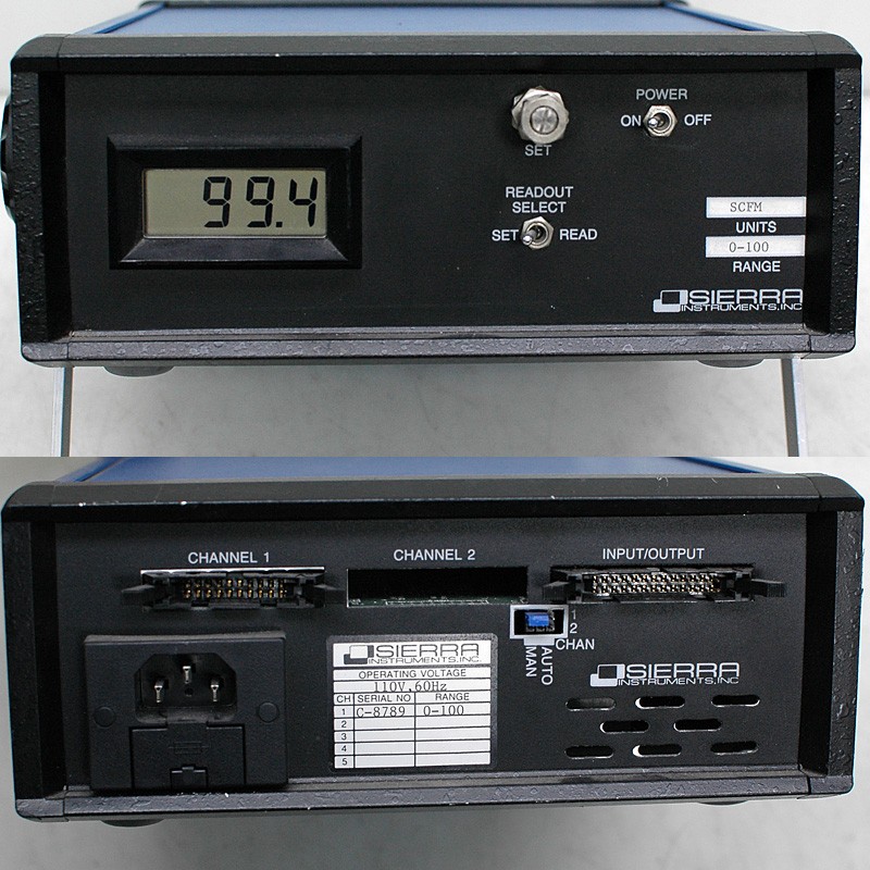 Sierra Instruments 741-1 Single-Channel Mass Flow Controller Control Box ST-4SS