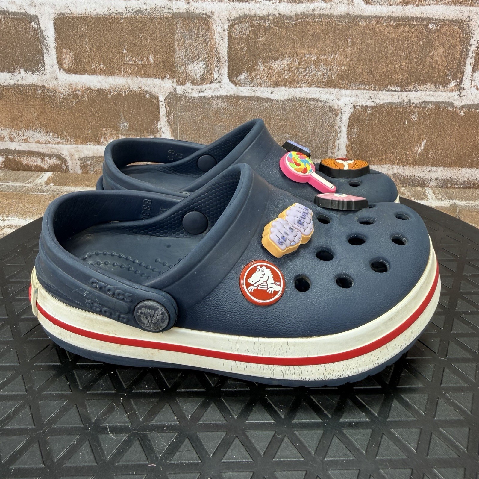Crocs Classic Navy Blue Slip On Comfort Clogs Boys Toddler Size C8