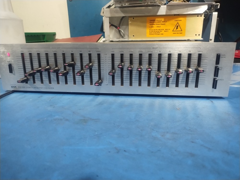 BSR EX-100 Vintage Stereo Frequency Equalizer.