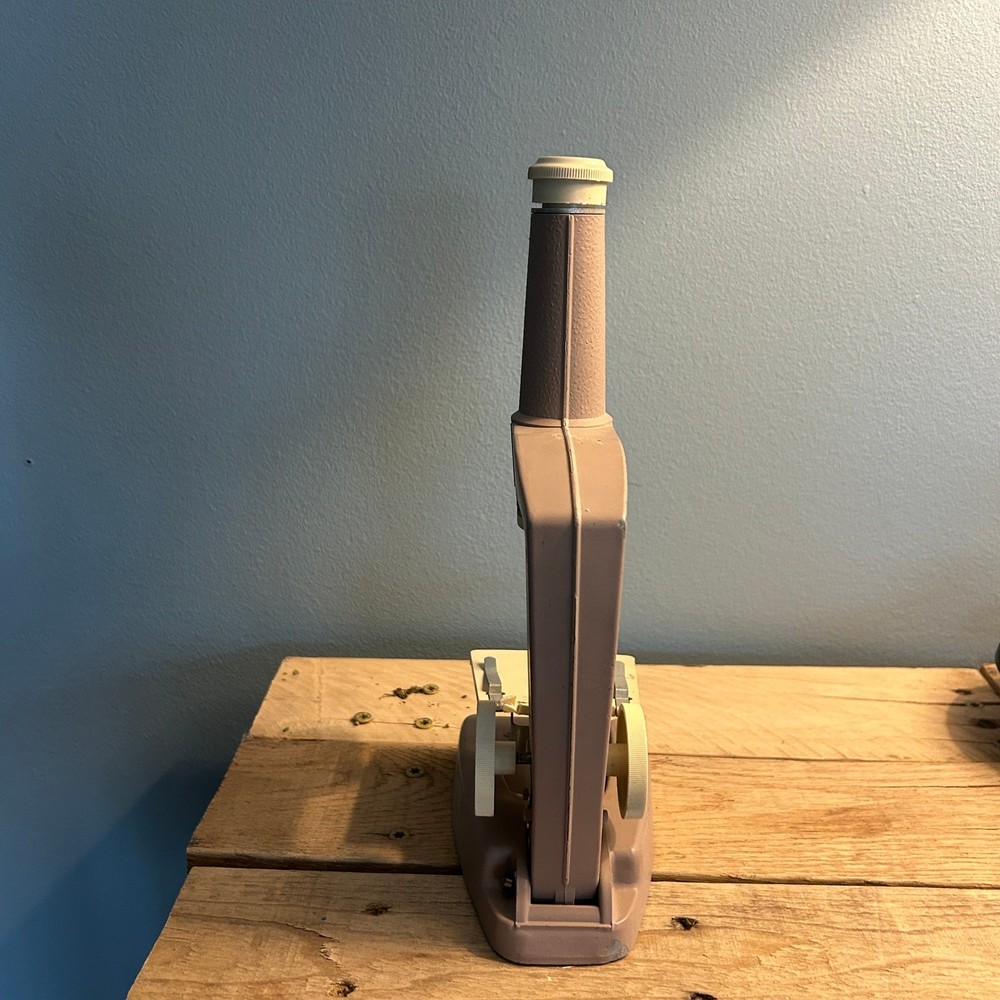 Vintage Gilbert Microscope & Lab Set, 1950s Metal Scope, Untested