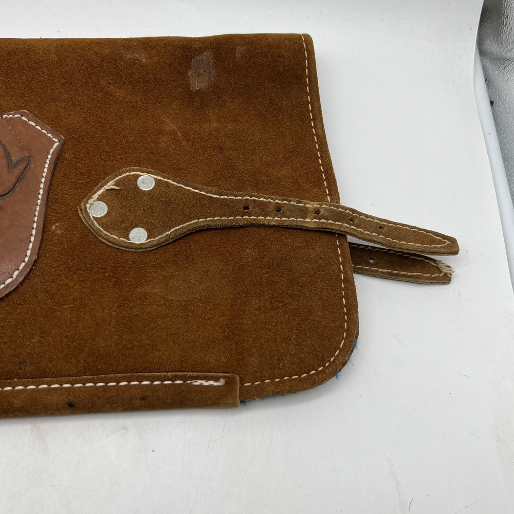 Hand Tooled Leather Side Arrow Quiver Ram Head