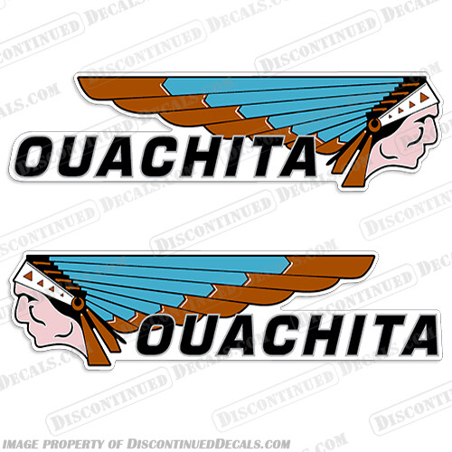 Fits Ouachita Boat Decals