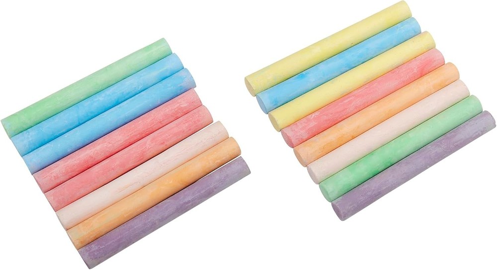 Colored Chalk, 16 Count 10801-48 , Assorted