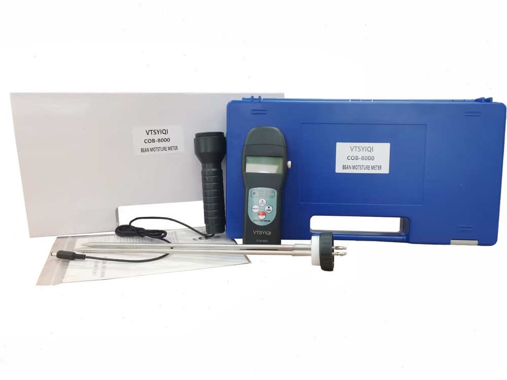 Cocoa Beans Moisture Meter Coffee Moisture Meter with Range 0-24% Resolution 0.1