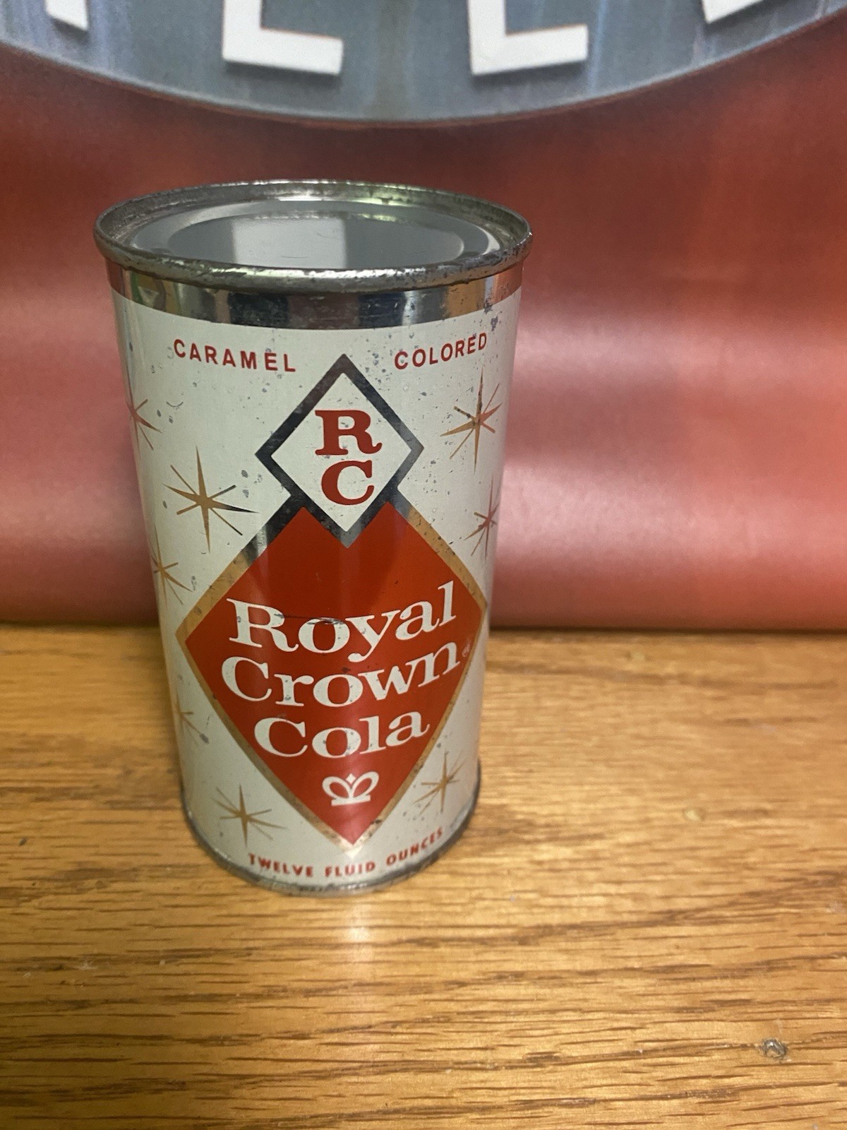 Royal Crown Flat Top Soda Can Rc Cola Old Vintage