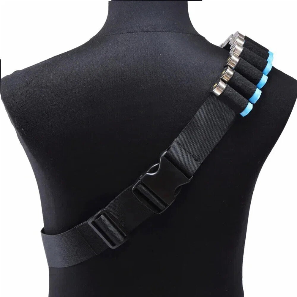 Tactical Shotgun Shell Bandolier for 12/20 Gauge Adjustable Shell Shoulder Belt