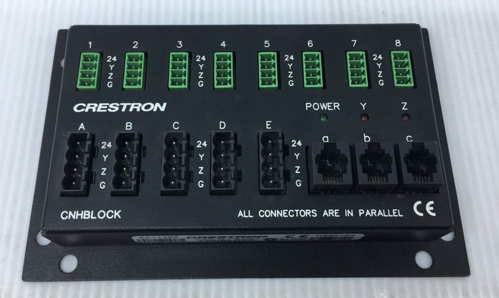 Crestron CNHBLOCK Rack-mountable Multi-type Cresnet Distribution Block