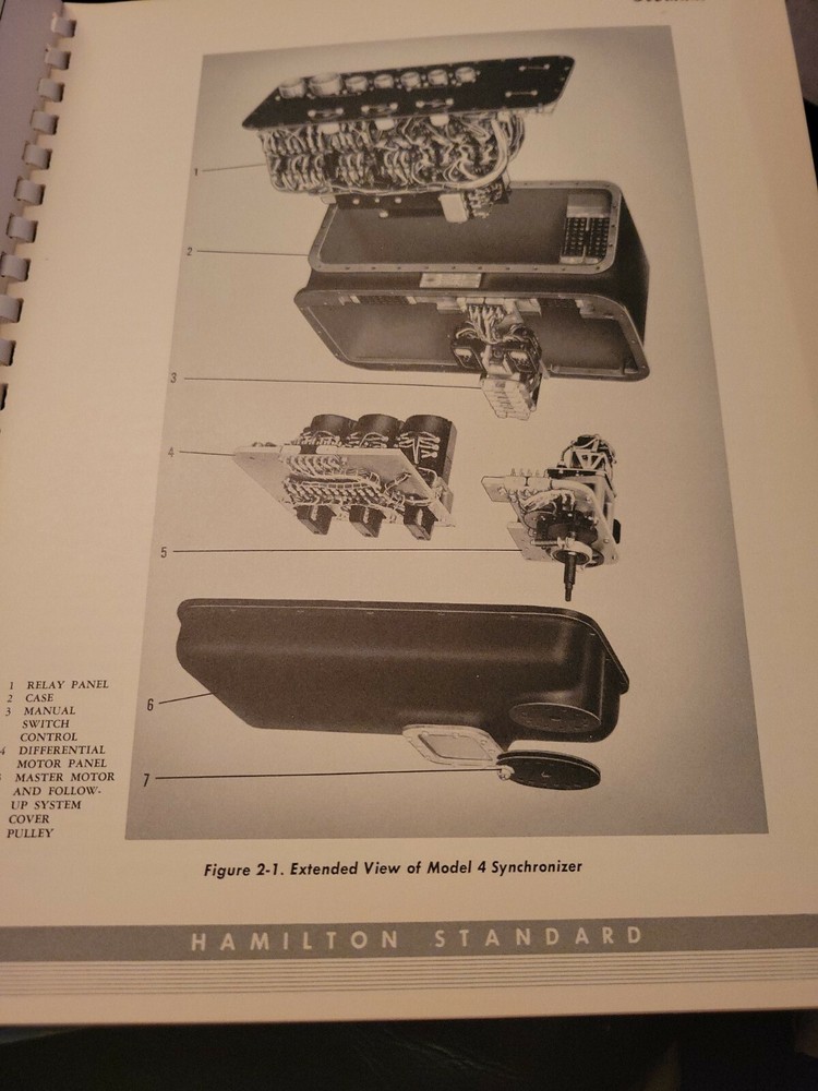 Hamilton Standard Engine Synchronizer Overhaul Manual Aircraft