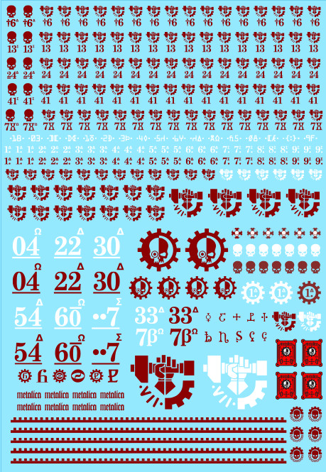 Metallic Cyborg Cult A6 Transfer Sheet