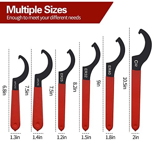 Coilover Spanner Wrench Set 4/6/10Pcs Coilover Wrench C-Shape Spanner Wrench