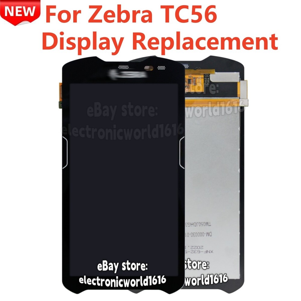 LCD Display For Zebra TC56 Scanner Computer 5'' Touch Screen Assembly Repair NEW