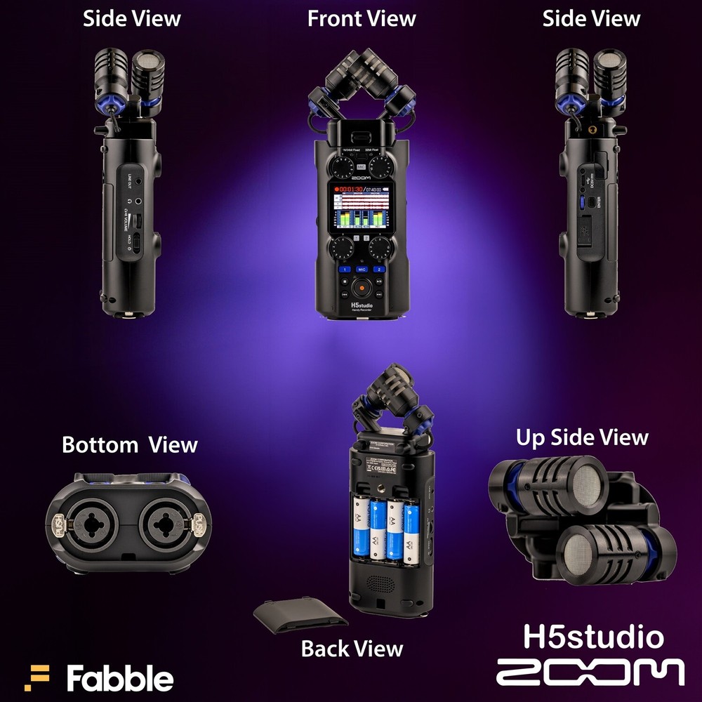 Zoom H5 Studio Handy Recorder Bundle