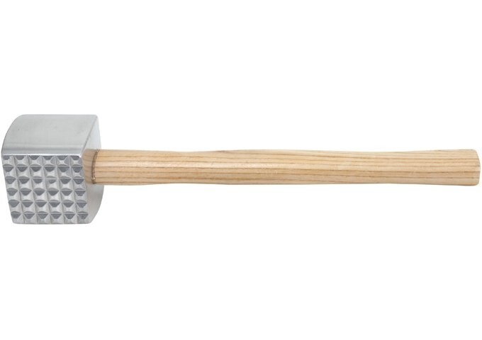 Extra Large Heavy-Duty Meat Tenderizer Mallet, Double-sided, Commercial-Grade Ha