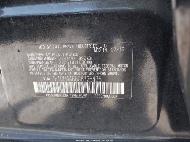 Fuse Box Engine Compartment Fits 16 IMPREZA 4910997