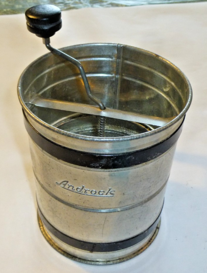 VINTAGE ANDROCK FLOUR SIFTER