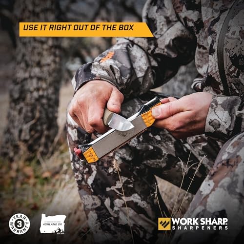 Guided Field Sharpener, Compact Travel Knife Sharpener Tool Single