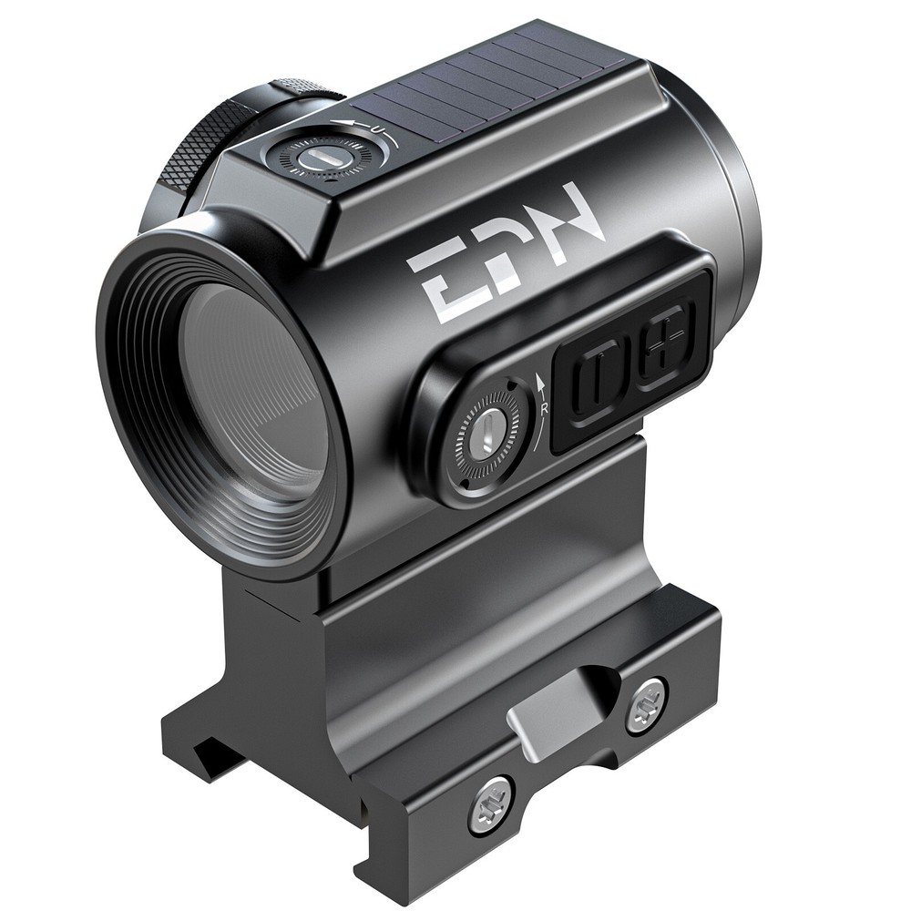 EPN AE-RS1019 Solar Power Micro Red Dot sight, 3 MOA Dot, Black
