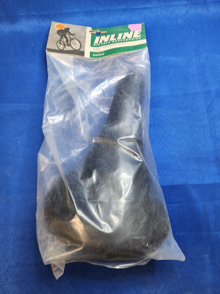NOS INLINE Black Junior AERO Padded Saddle
