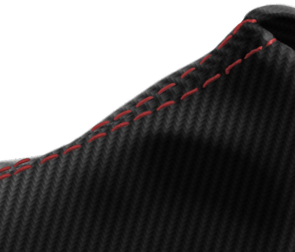 Fits 1999-2004 Chrysler Concorde Carbon Automatic Shift Boot Red Stitch