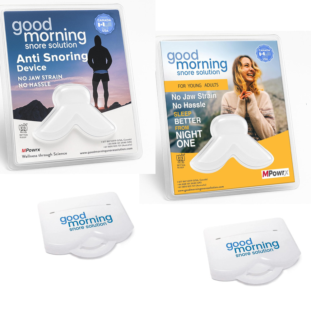 Good Morning Snore Solution® FDA Cleared Two Size Value Starter Pack