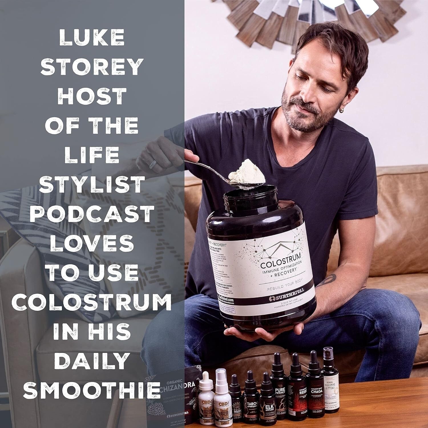 Surthrival Colostrum Powder 2 Kilo (4.4 lbs.)