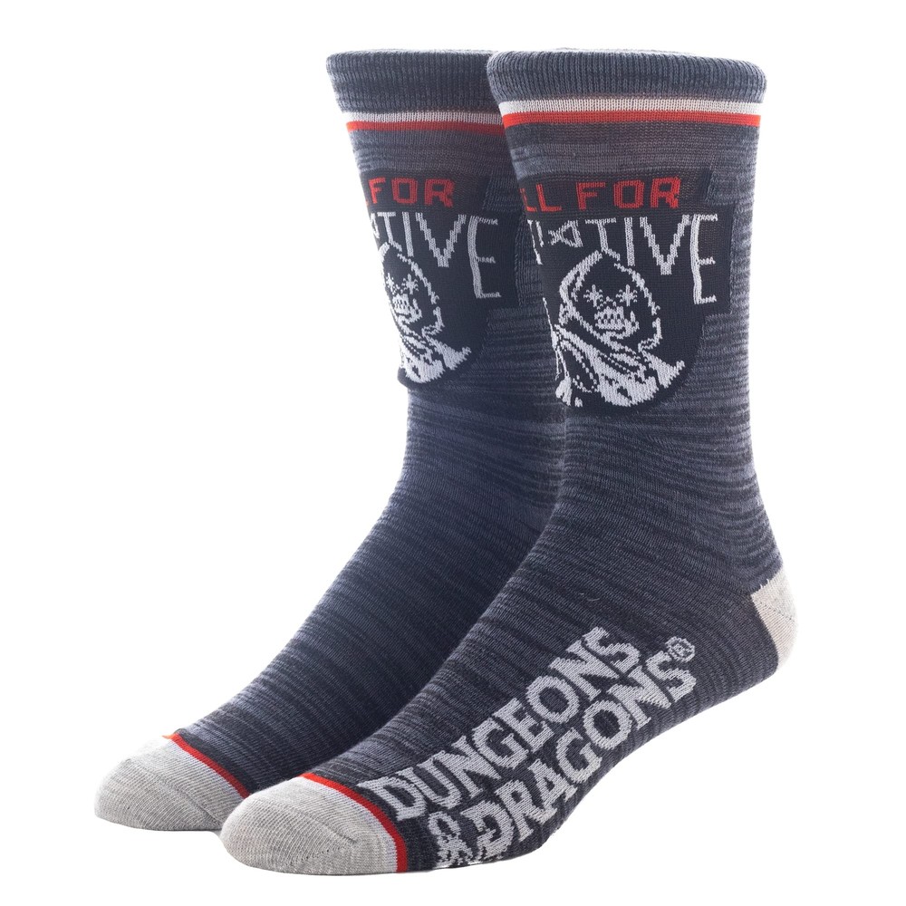 D&D Dungeons & Dragons 3 Pack Mens Crew Socks Pack