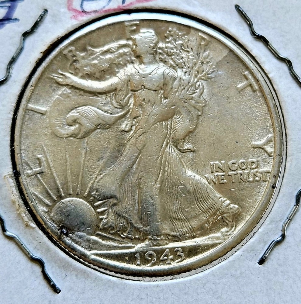 1943-S Walking Liberty Half Dollar, 90% Silver