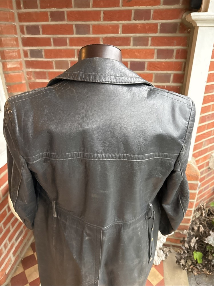 German Leather Greatcoat