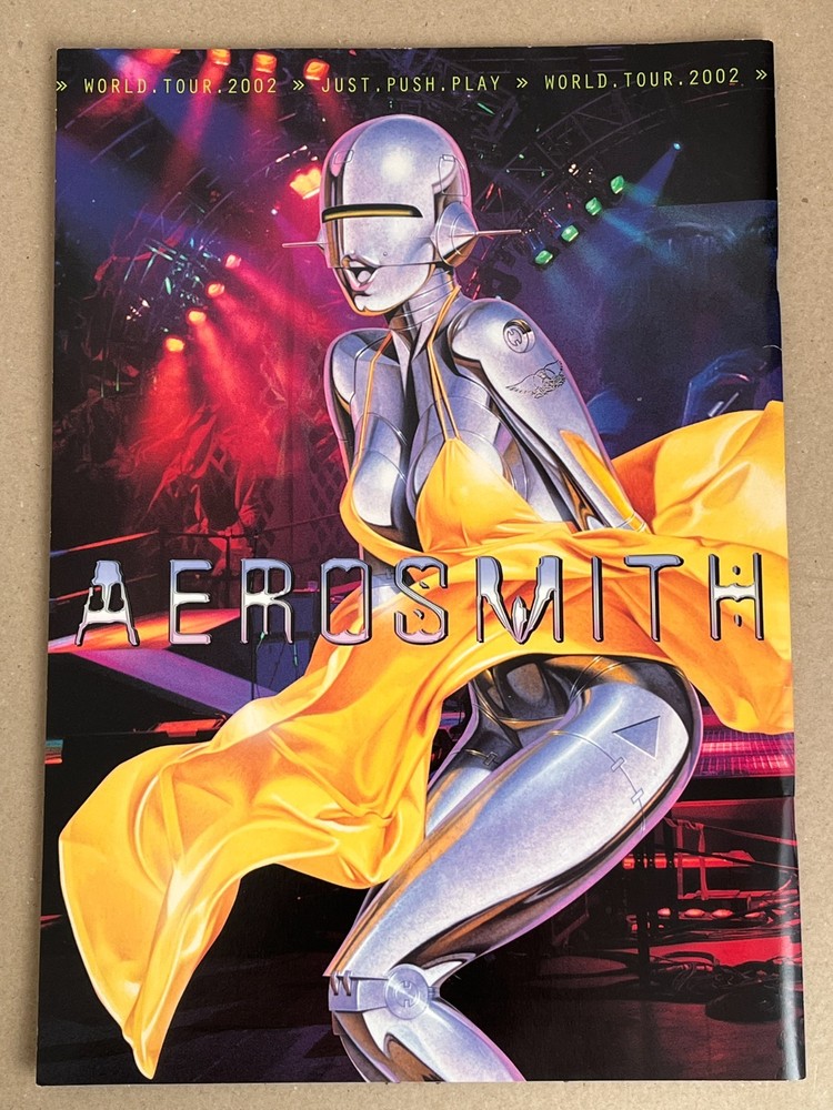AEROSMITH -JUST,PUSH,PLAY2002 JAPAN TOUR -Tour Book Concert Program