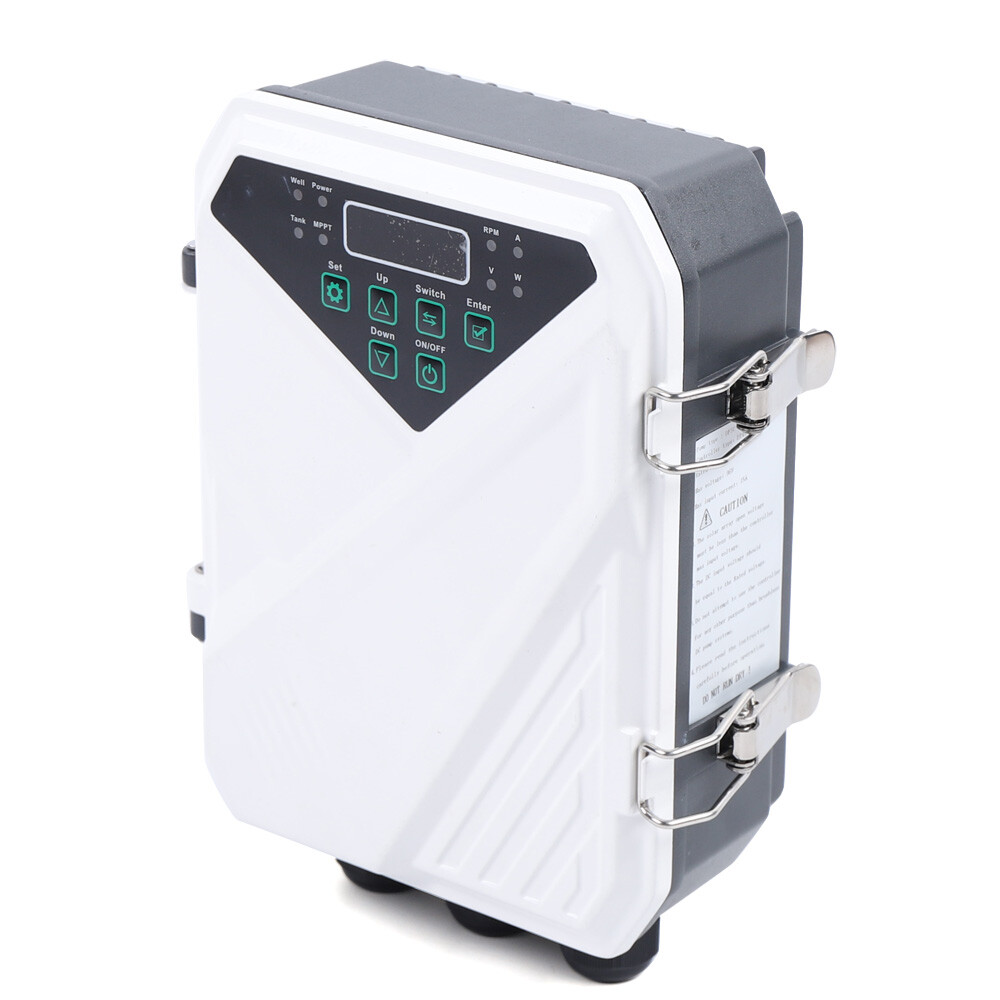 3" Solar Water Pump 48V 500W Submersible Bore Deep Well Pump MPPT Controller Kit