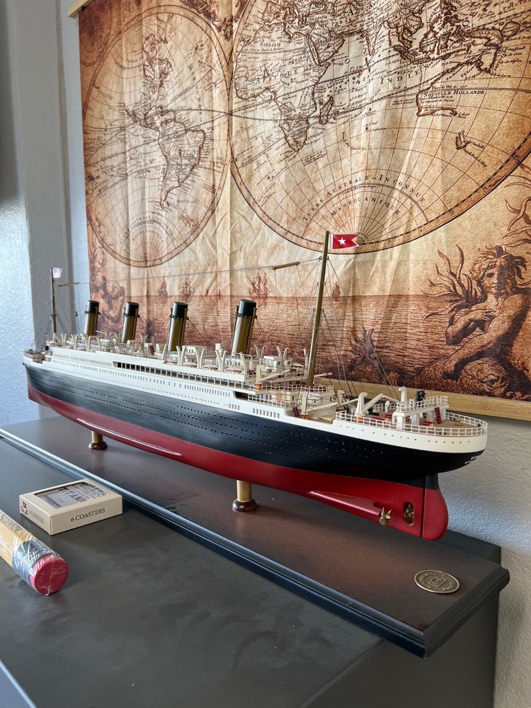 Authentic Models RMS Titanic 39” Large Display Ship Model w/ Stand