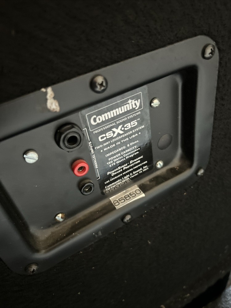 Community CSX35 Speaker | 375 Watts Program | Tested