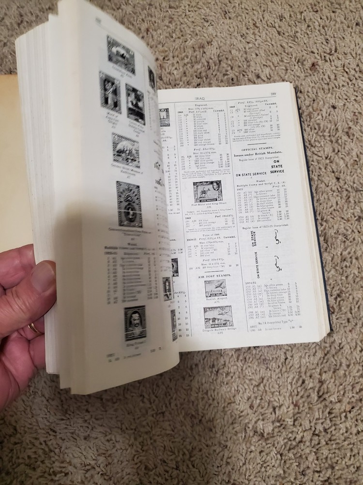 1954 Scott's Standard Postage Stamp Catalogue Vol 1 Hardcover Book