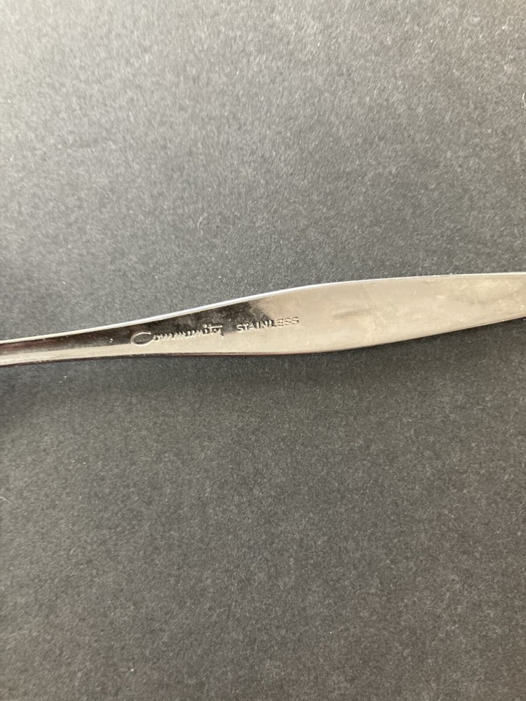 Oneida Community Stainless Woodmere Soup Spoons (8)