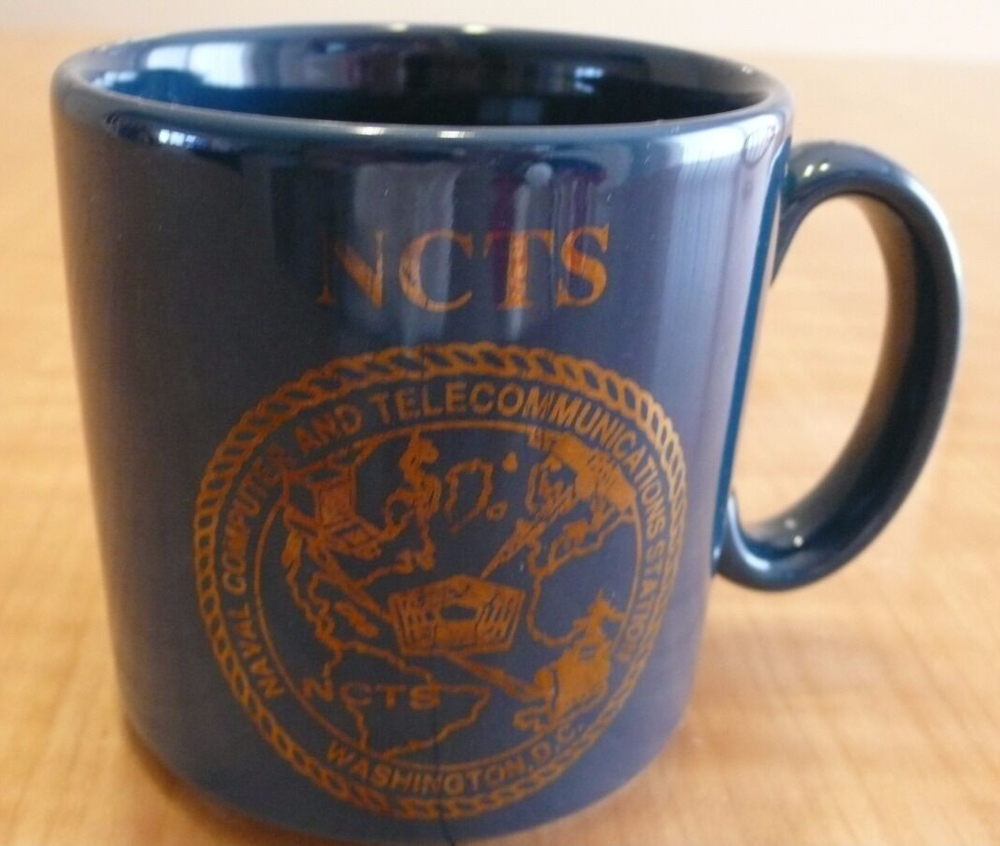 Naval Computer & Telecommunication Station Washington DC NCTS Coffee Mug