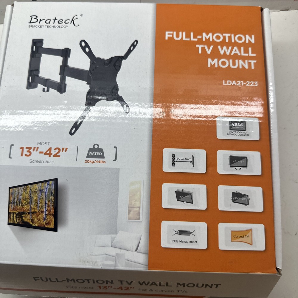 Brateck Universal Flat TV Wall Mount 13” – 42”
