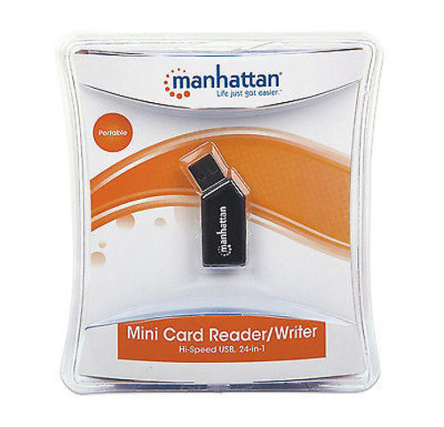 Compact 24-in-1 Mobile USB Multi-Card SD/MMC Reader/Writer - 101677